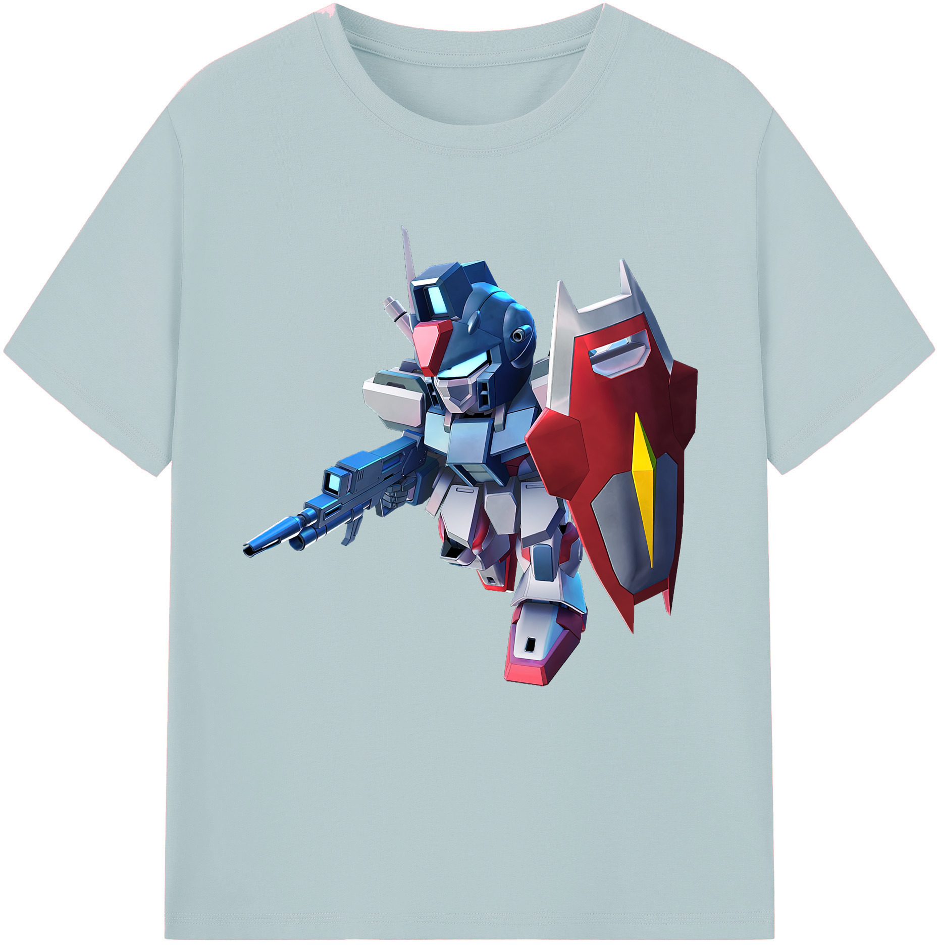 （画像用） 機動戦士ガンダム Mobile Suit Gundam 綿100％半袖Tシャツ（フロントプリント）